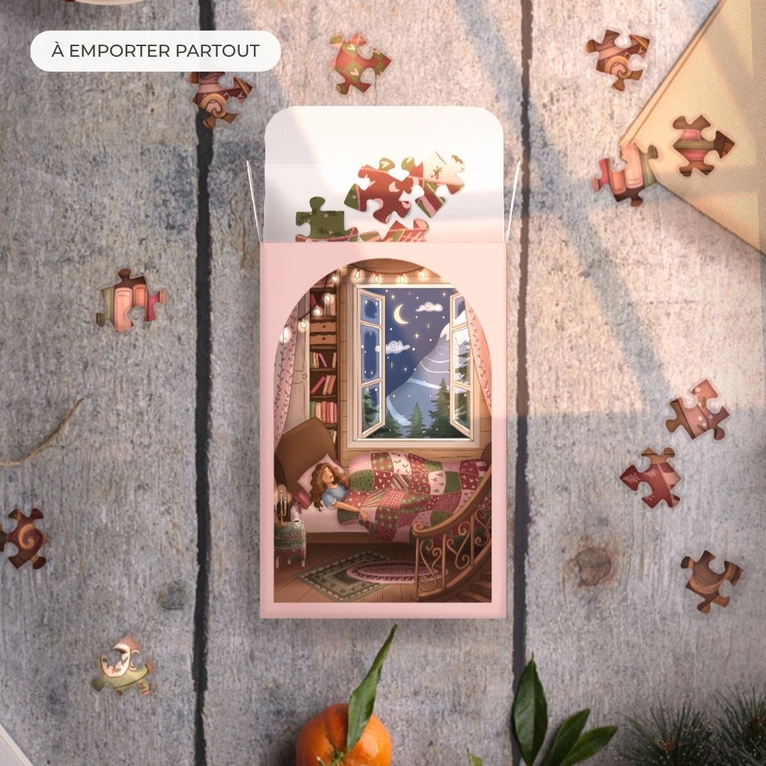 Mini puzzle 99 pièces・Hibernate the winter away