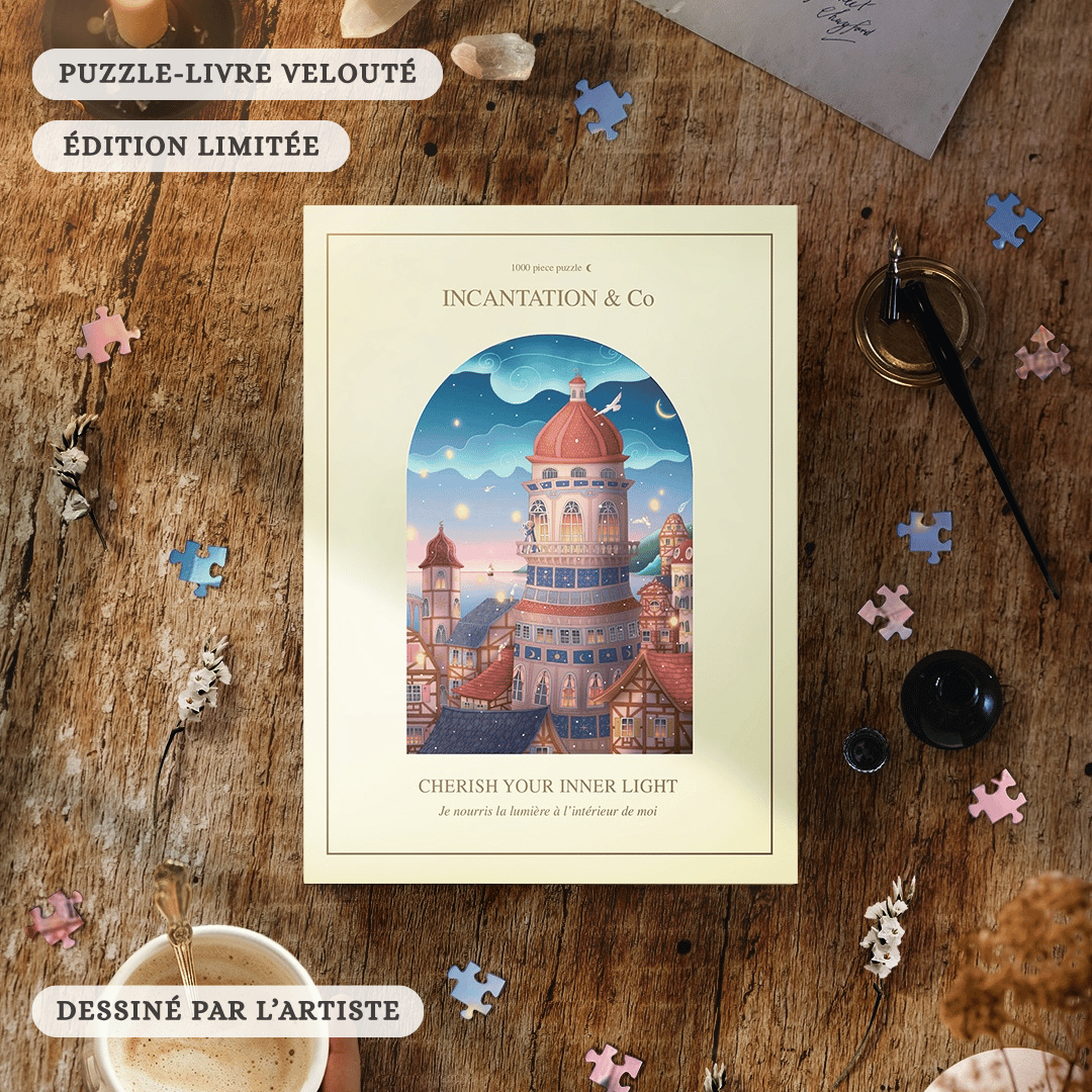 Deluxe 1000-piece puzzle box set ・Cherish your inner light