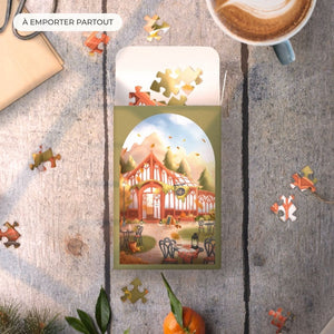 Mini puzzle 99 pieces・Enjoy the cozy season