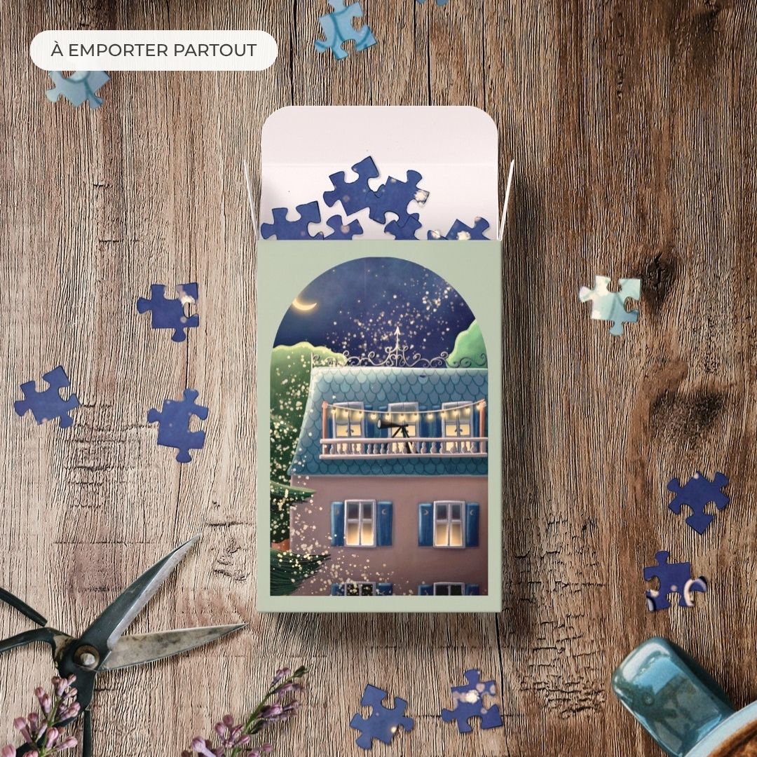 Mini puzzle 99 pièces・Look at the stars