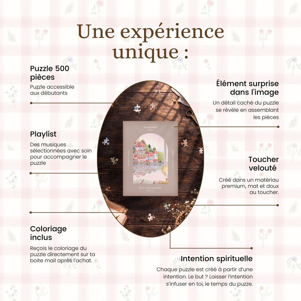 Puzzle rituel 500 pièces・Find your way home