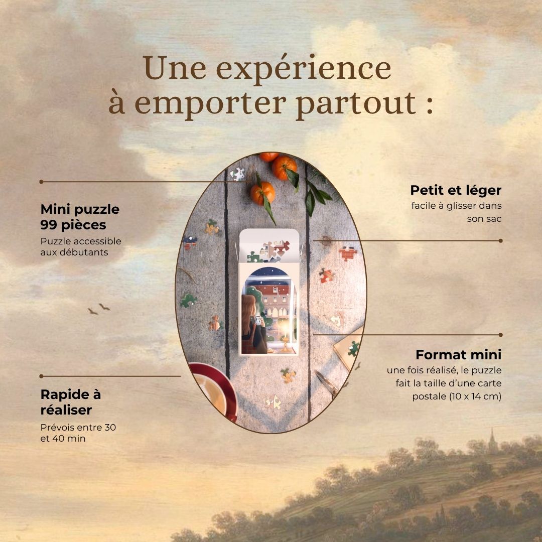 Mini puzzle 99 pieces・Visualize the year ahead