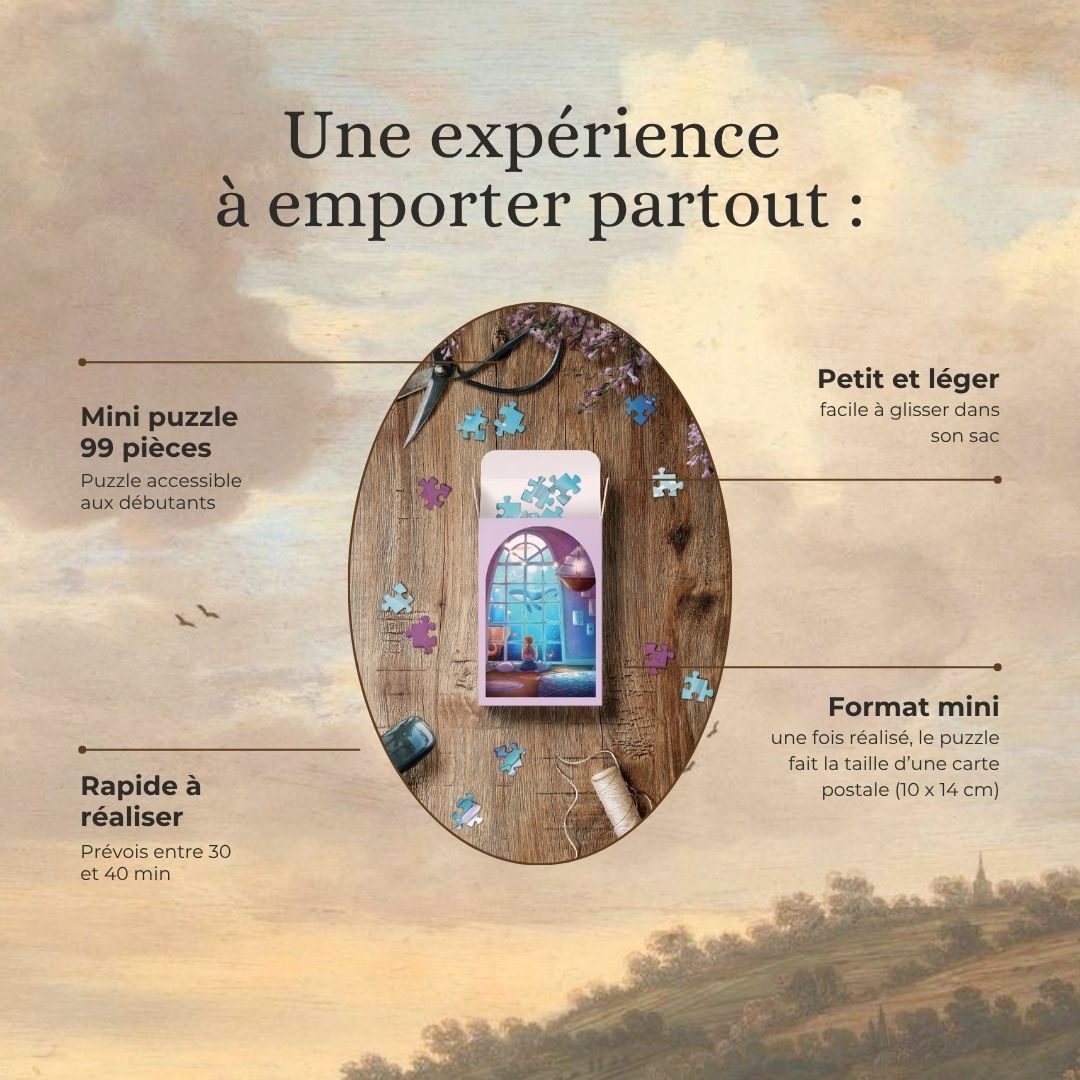 Mini puzzle 99 pièces・Let your spirit wander