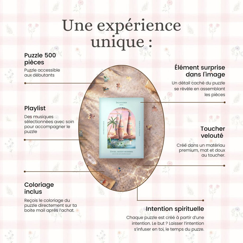 Puzzle rituel 500 pièces・Unveil ancient mysteries