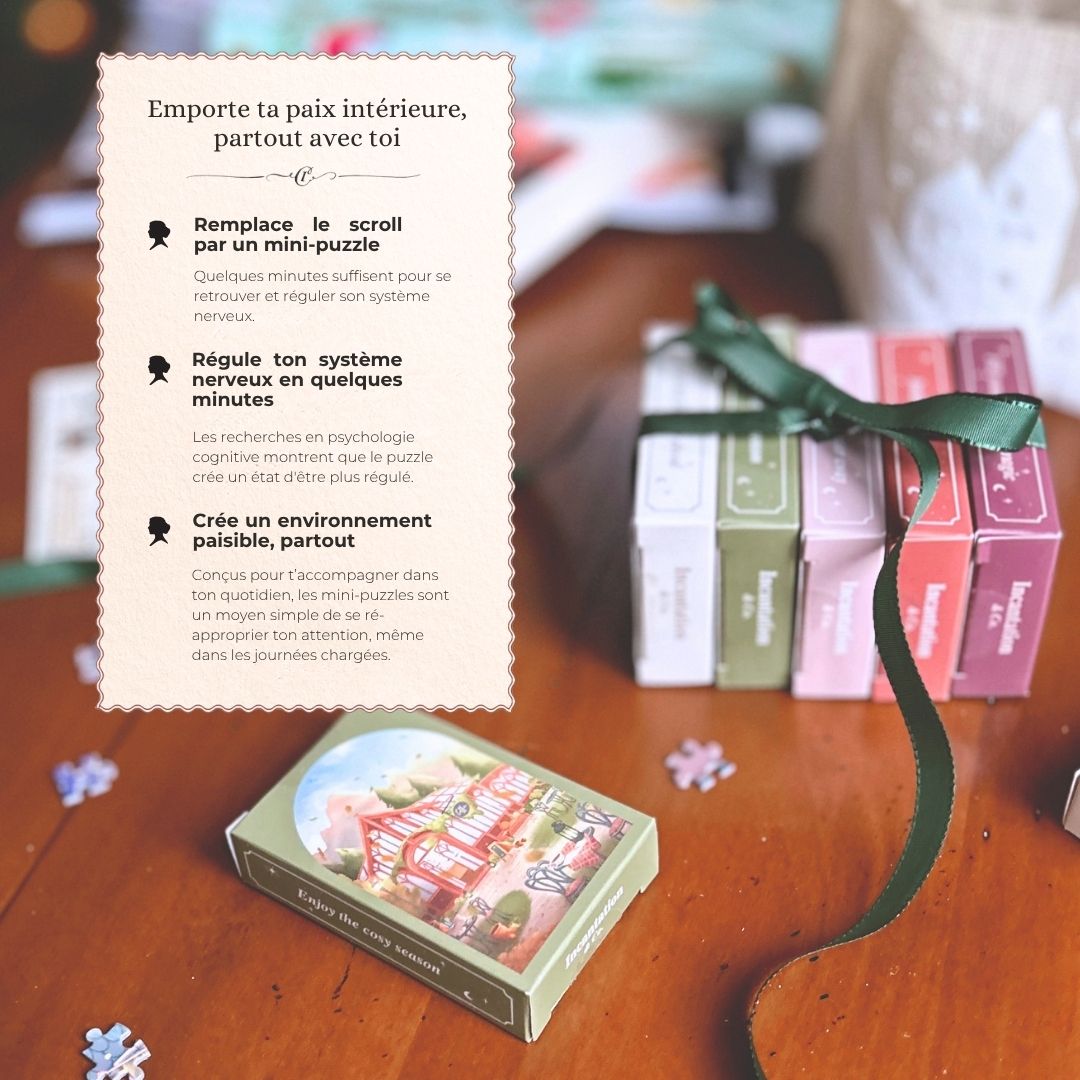 Mini puzzle 99 pièces・Enjoy the cosy season