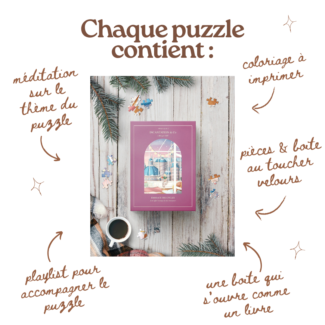 1000-Piece Deluxe Puzzle Box Set・Embrace the Cycles