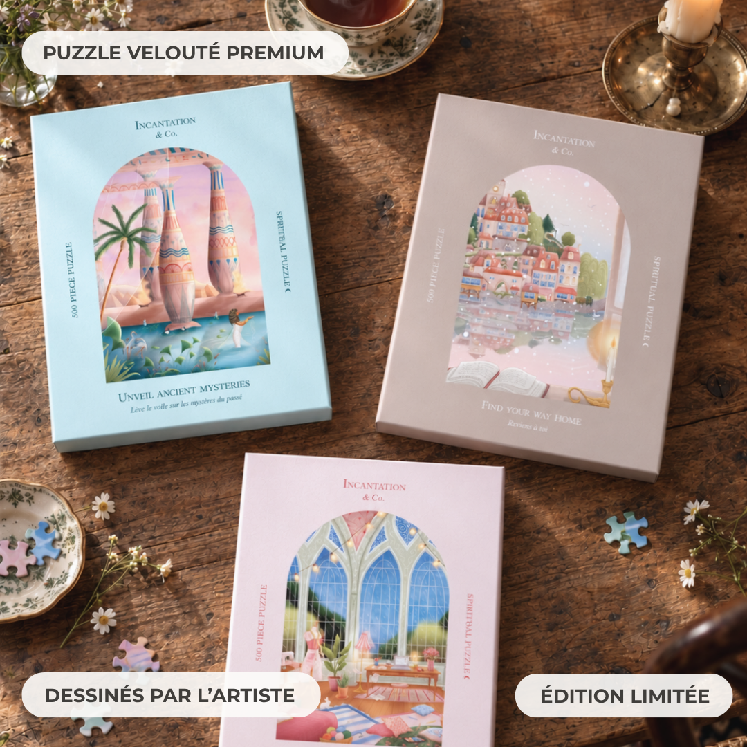 Lot 3 puzzles rituels 500 pièces