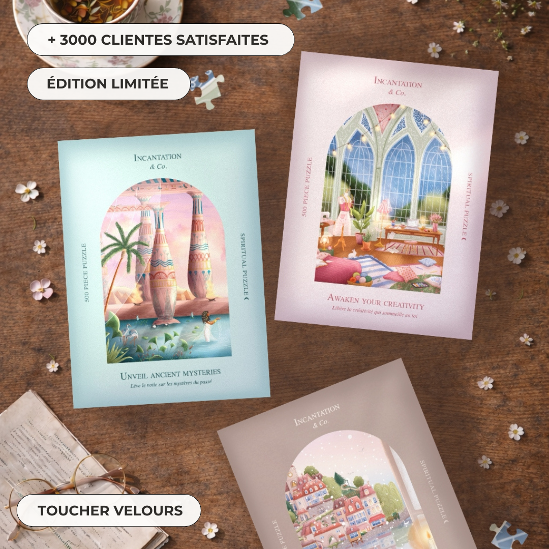 Lot 3 puzzles rituels 500 pièces