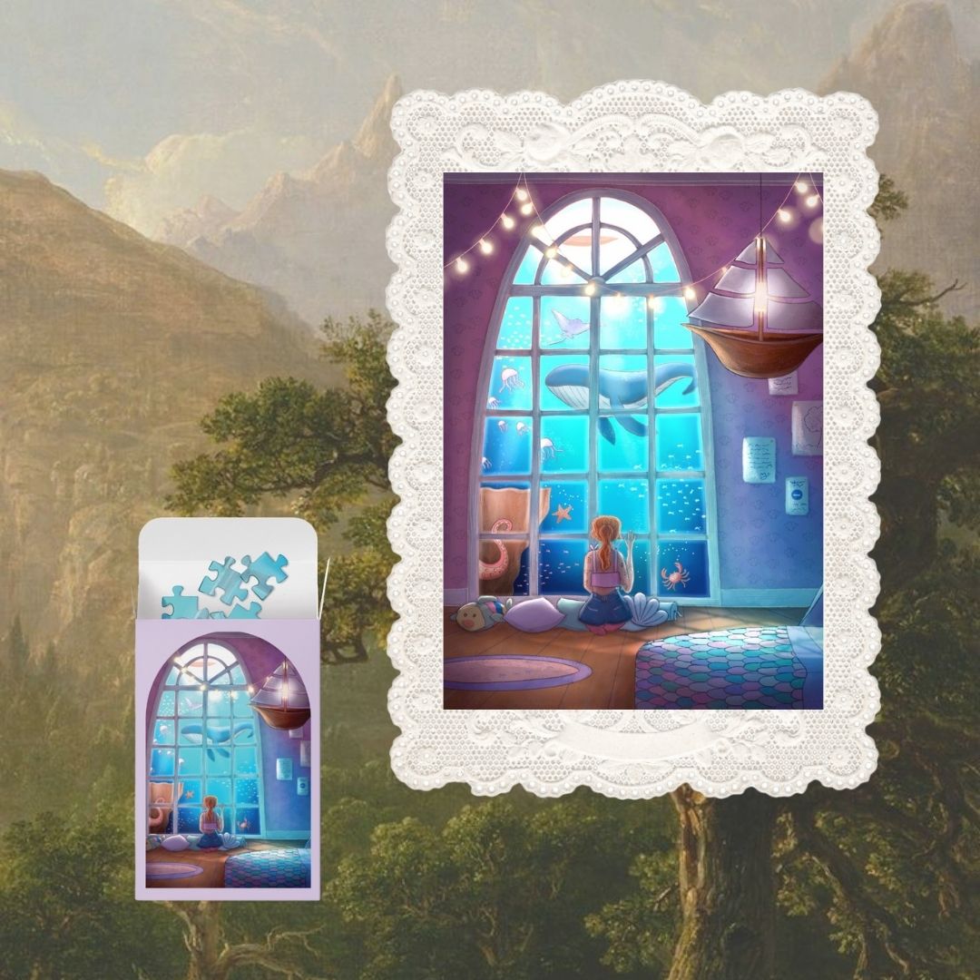 Lot 5 mini puzzles 99 pièces - The Whimsical Collection