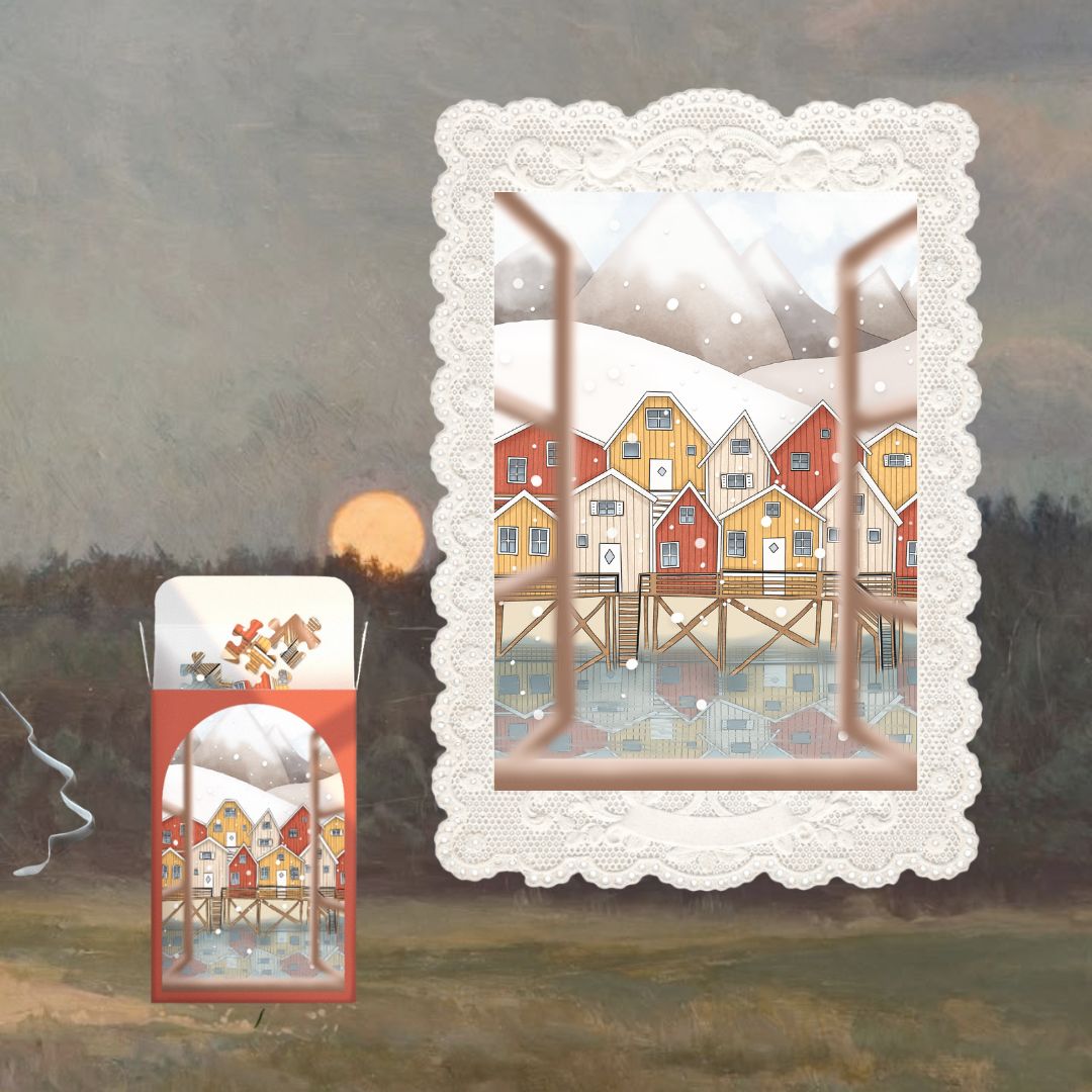 Lot 5 mini puzzles 99 pièces - The Holidays Season