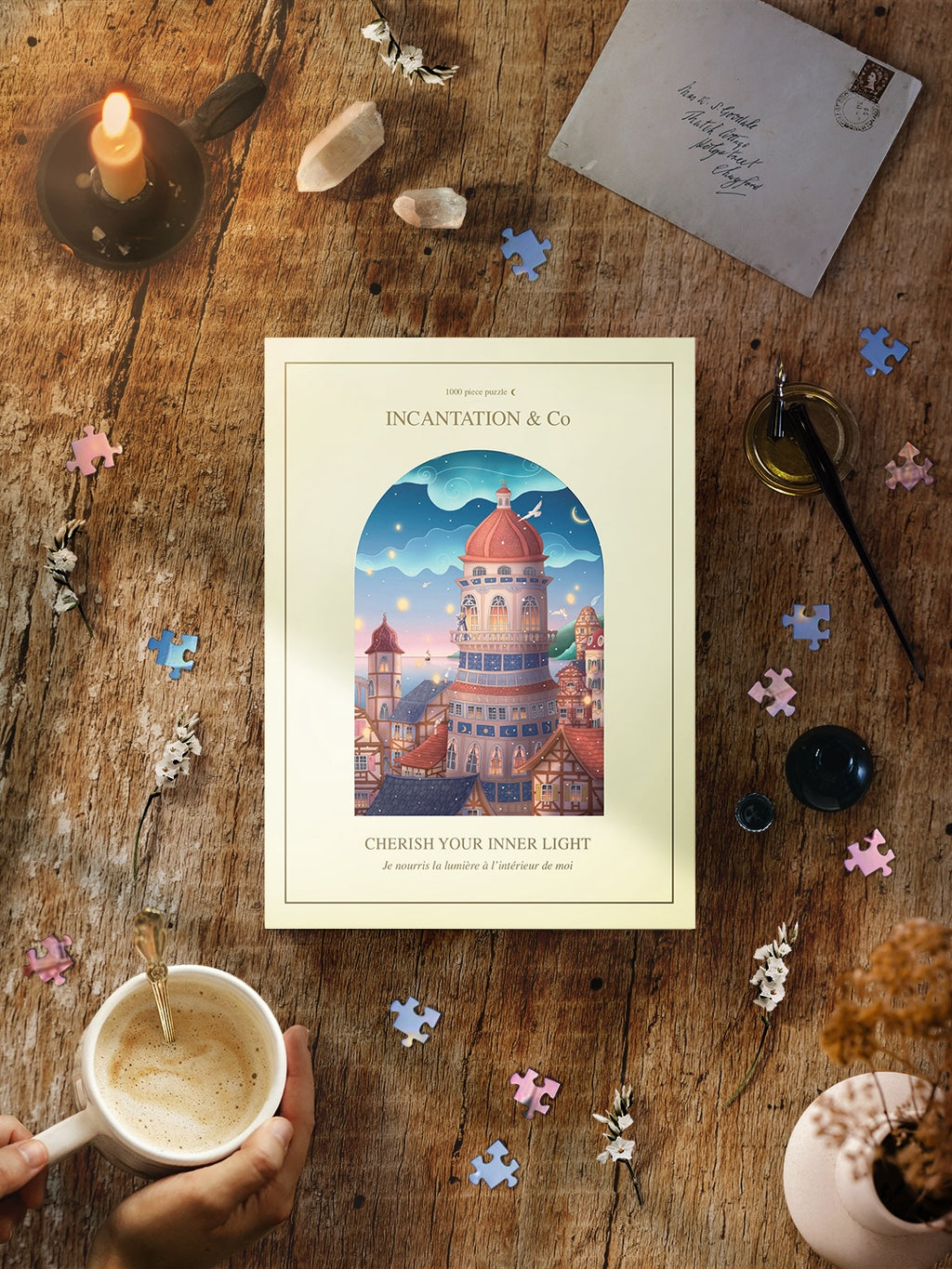 Puzzle coffret deluxe 1000 pièces ・Cherish your inner light