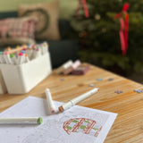 Carte cadeau avec coloriage