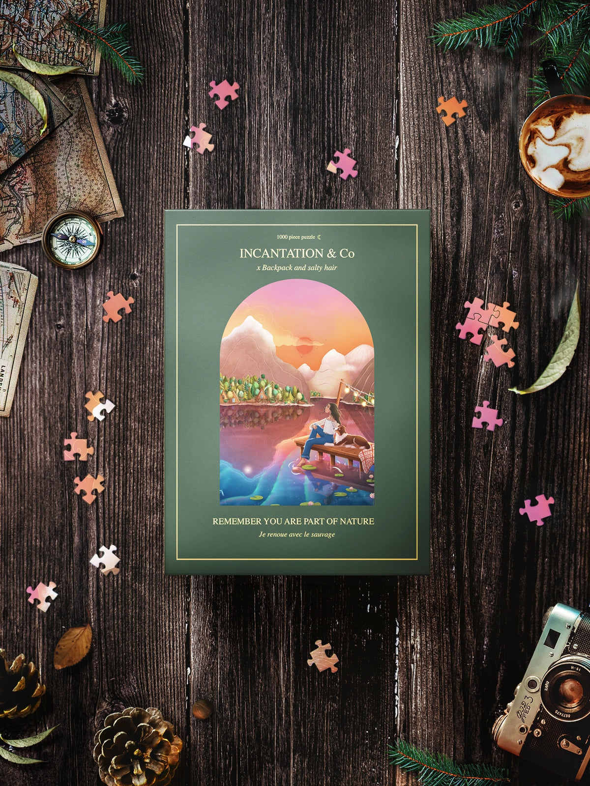 Puzzle coffret deluxe 1000 pièces・Remember you are part of nature