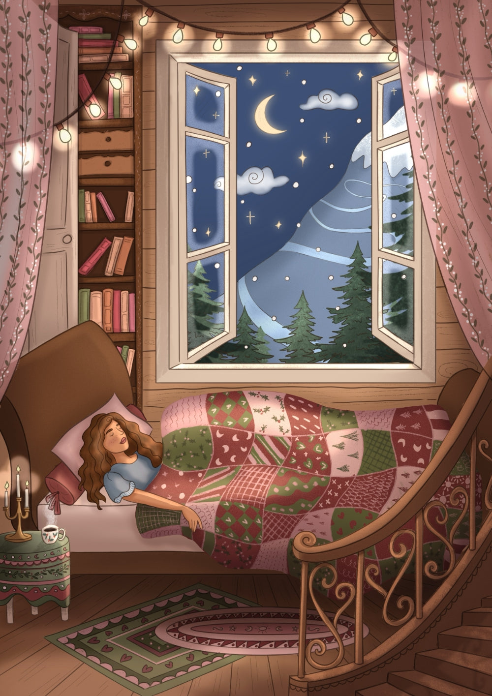 Tirage illustration Hibernate the winter away