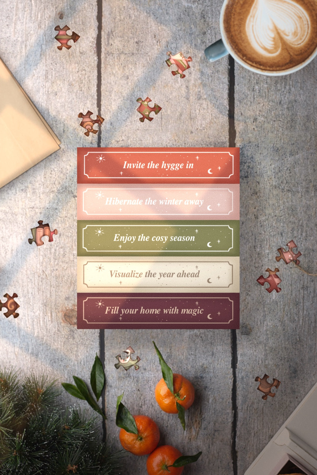 Lot 5 mini puzzles 99 pièces - The Holidays Season