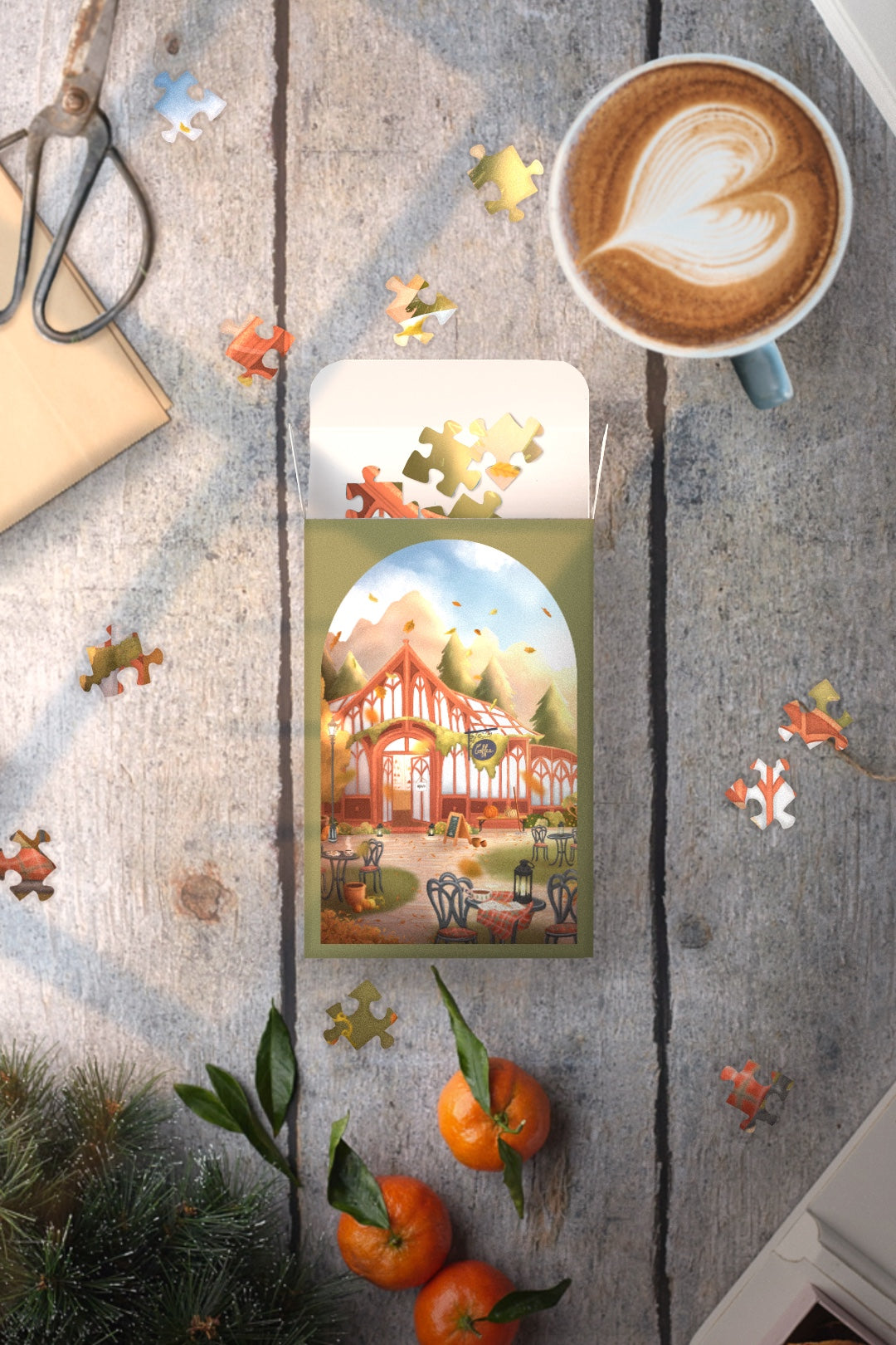 Lot 5 mini puzzles 99 pièces - The Holidays Season