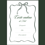 Carte cadeau avec coloriage