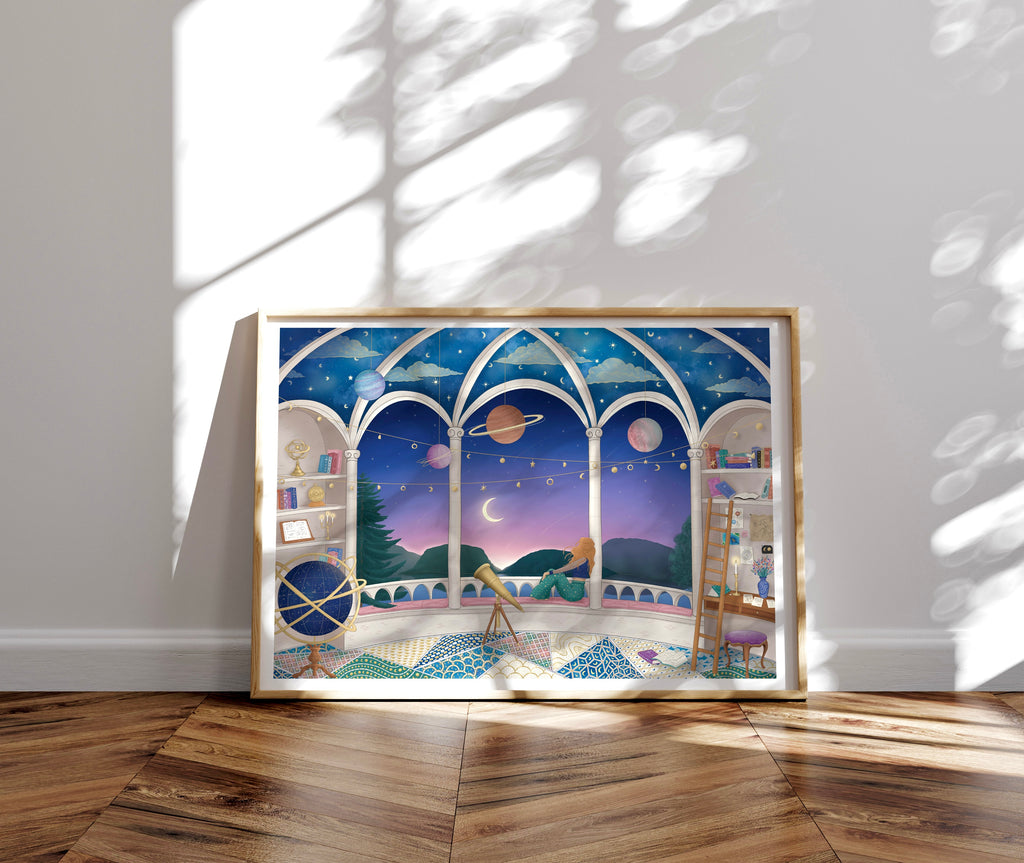 Tirage illustration Trust the Universe