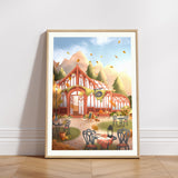 Tirage illustration Enjoy the cosy season