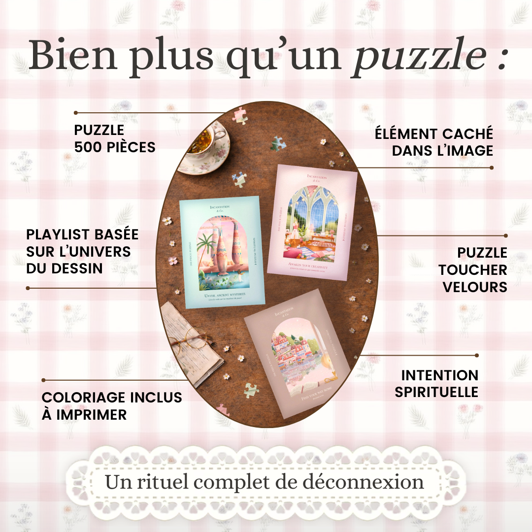 Puzzle rituel 500 pièces・Awaken your creativity