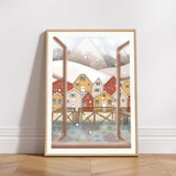 Tirage illustration Invite the hygge in