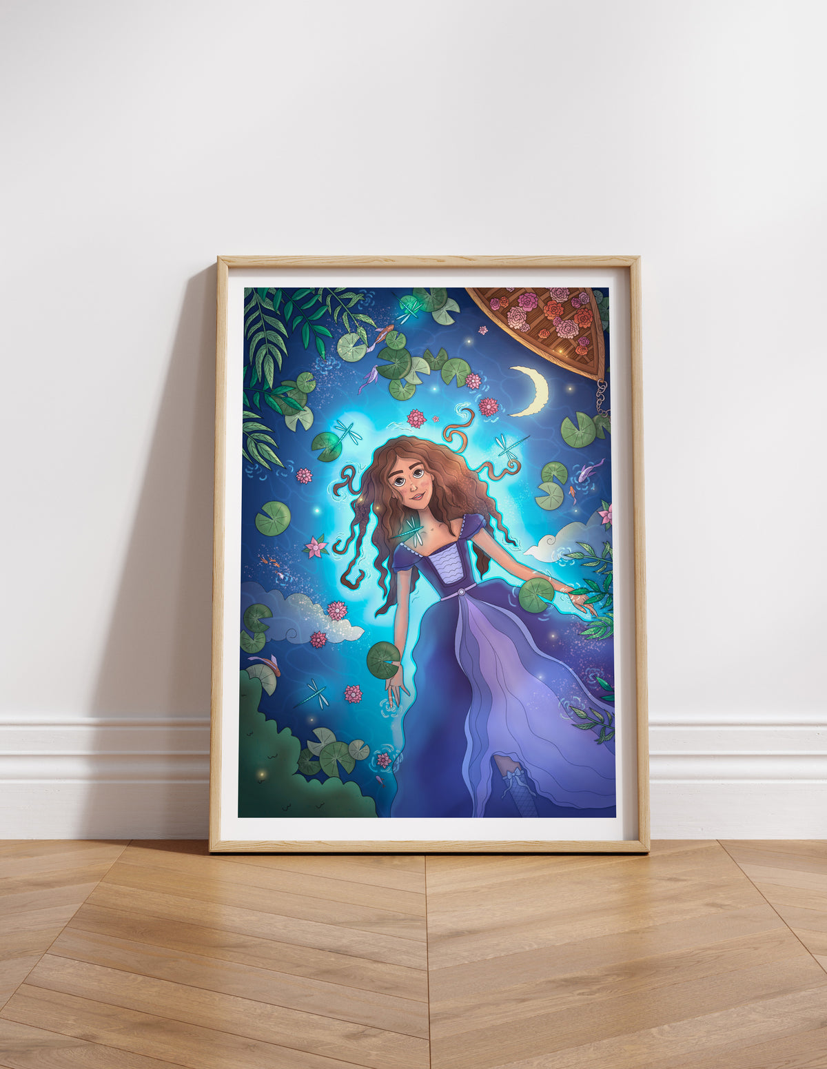 Tirage illustration Surrender to the flow