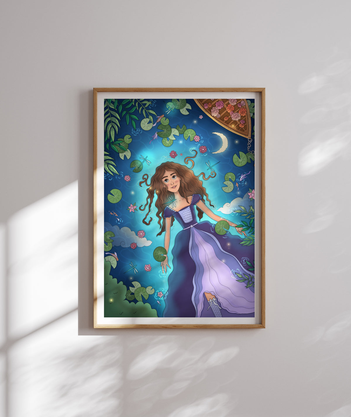 Tirage illustration Surrender to the flow