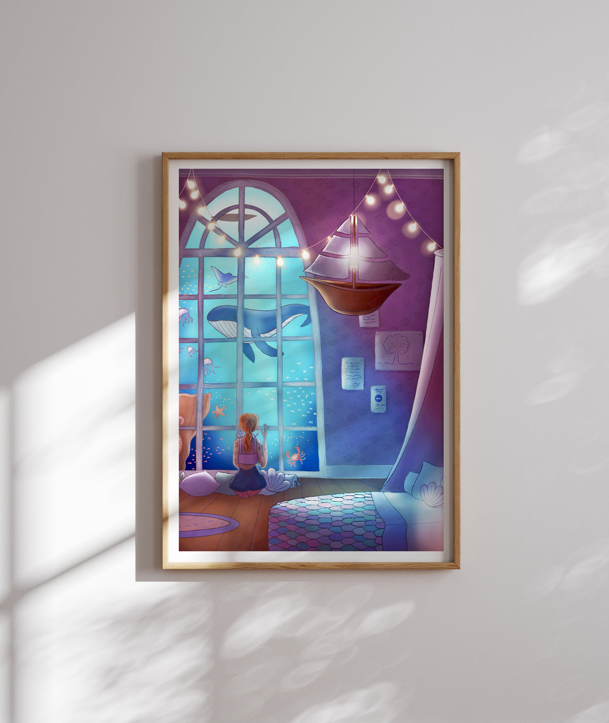 Illustration print Let your spirit wander