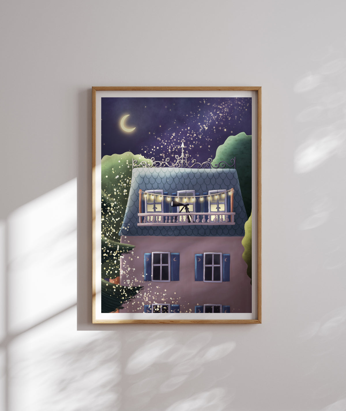 Tirage illustration Look at the stars