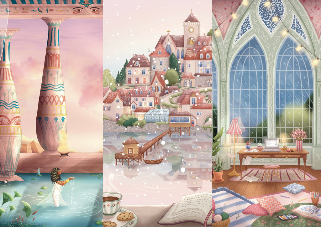 Lot 3 puzzles rituels 500 pièces