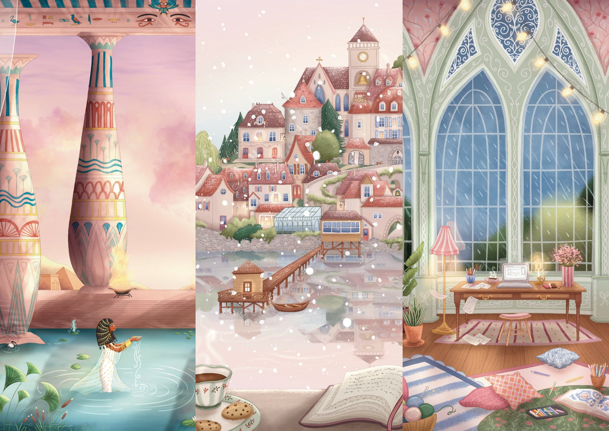 Lot 3 puzzles rituels 500 pièces